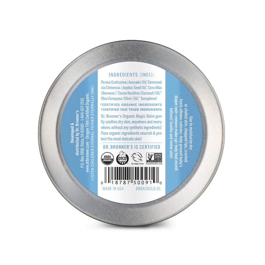 Dr. Bronner's - Organic Unscented Balm 57gr