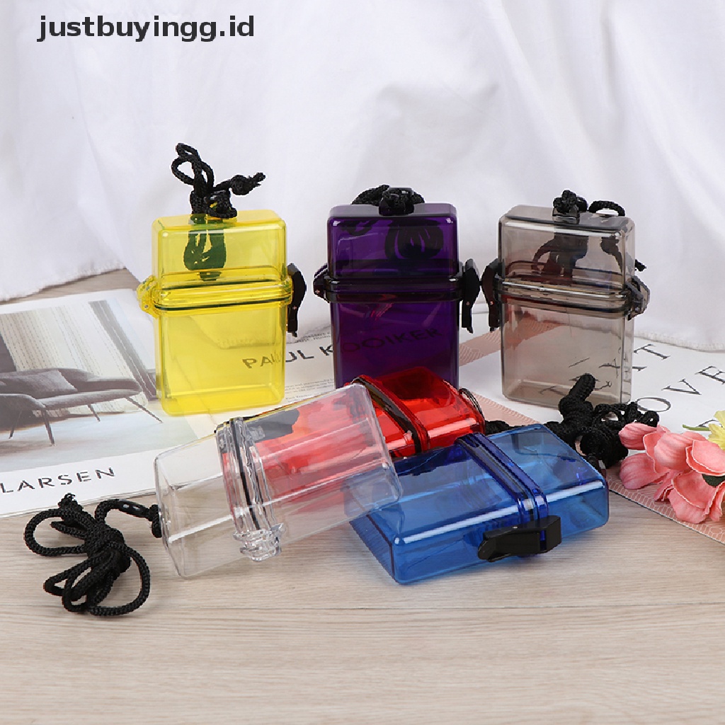 1 Pc Case Holder Kotak Penyimpanan Kunci Uang Bahan Plastik Tahan Air Untuk Outdoor