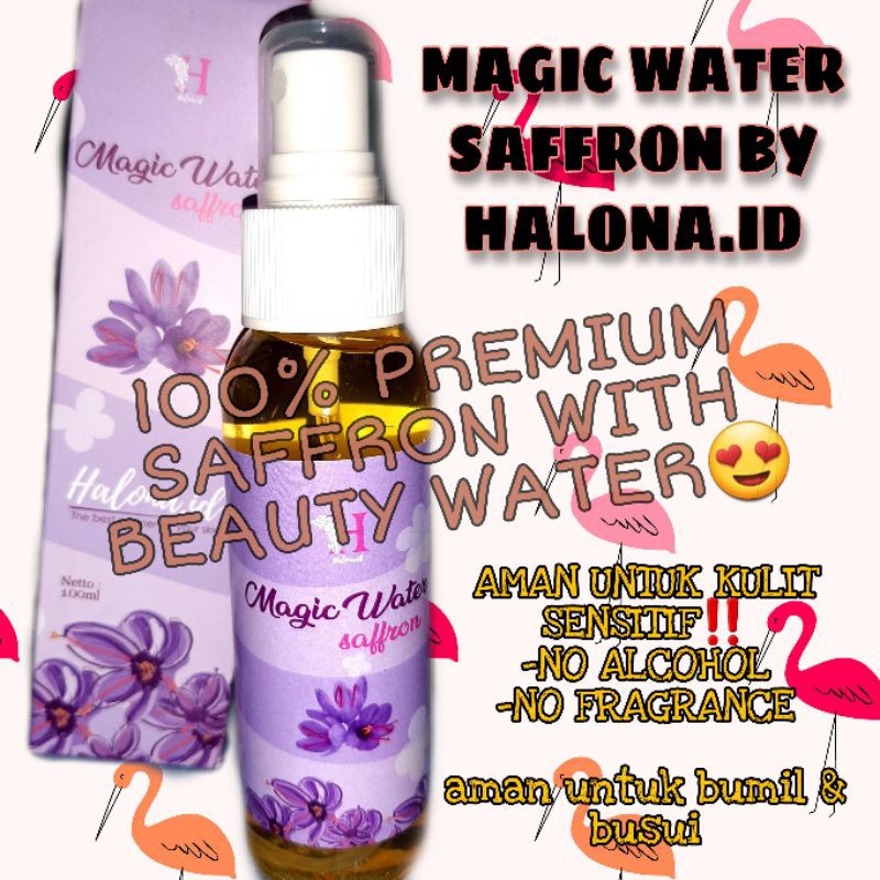 [DIST RESMI] MAGIC WATER SAFFRON BY HALONA.ID
