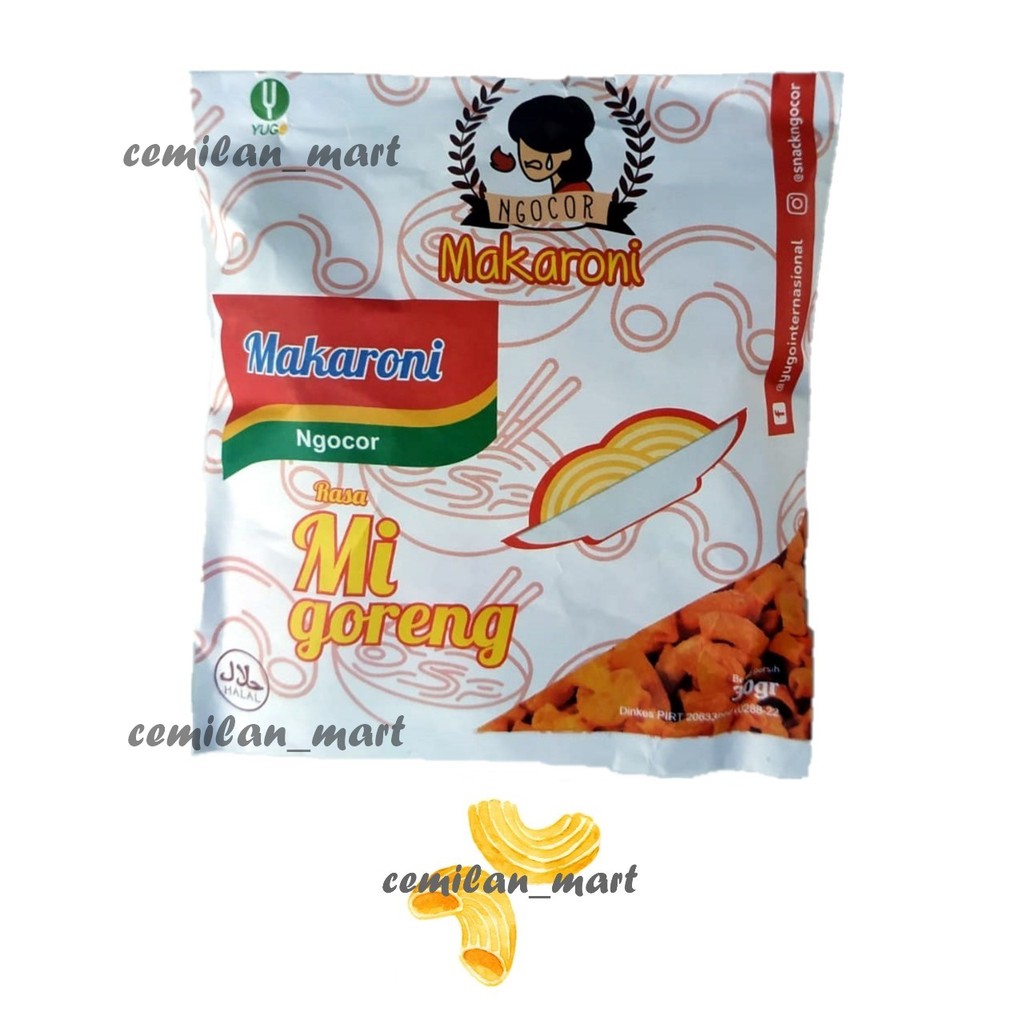 

Cemilan Makaroni Ngocor Rasa Mi Goreng