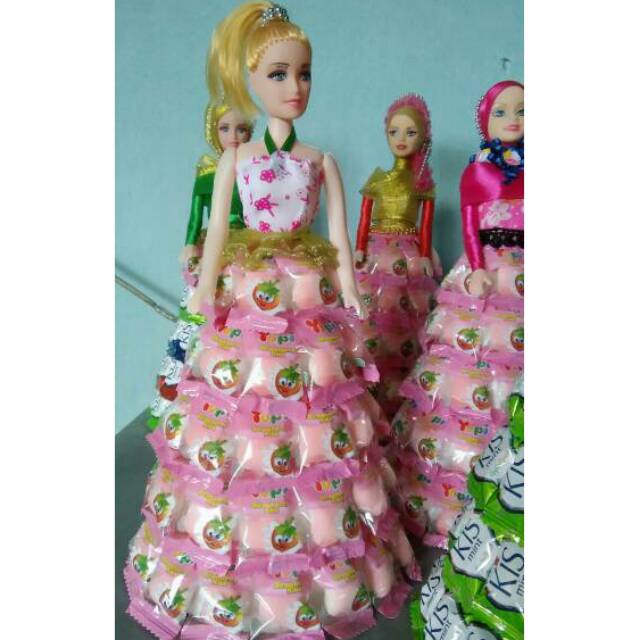 

Candy barbie permen berbi yupi kis berbie kue kiss lebaran