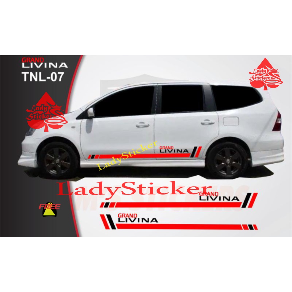 STICKER MOBIL GRAND LIVINA STIKER STIKER LIST MOBIL NISSAB LIVINA TERLARIS