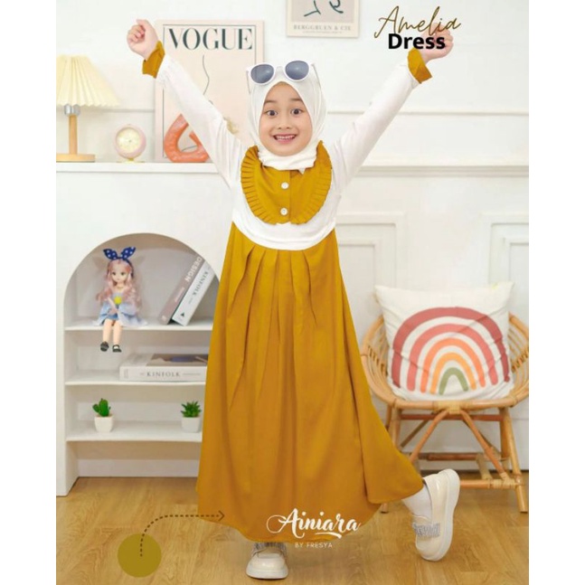 GAMIS ANAK PEREMPUAN AMELIA SERIES DRESS TERBARU