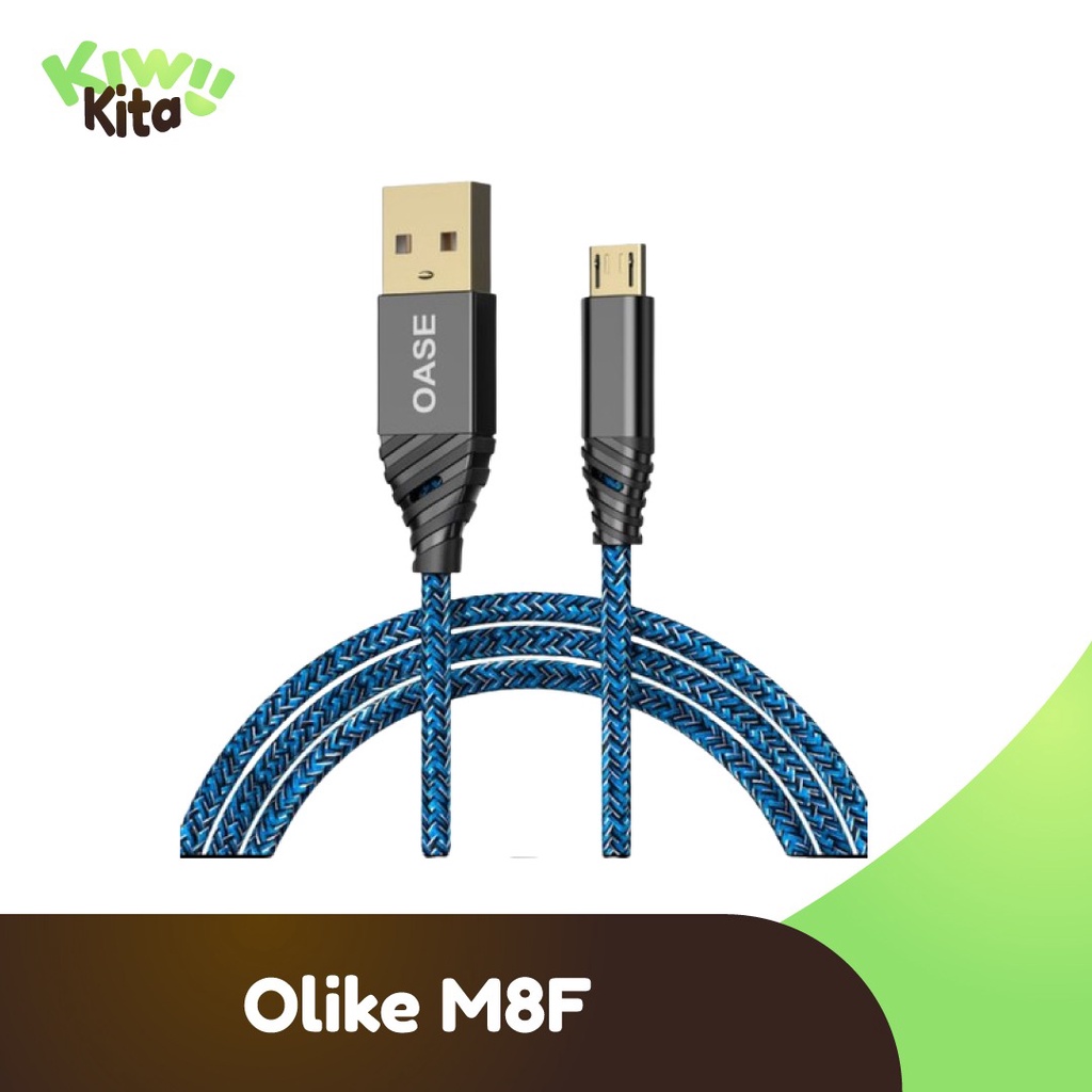 Kabel Data Cable Denim Micro USB OASE M8F - ORIGINAL / KABEL DATA / KABEL CASAN