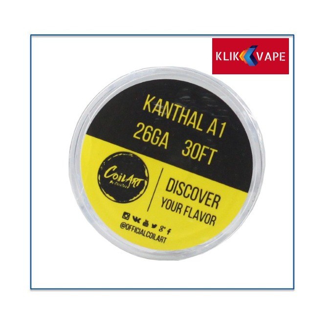 CoilArt Wire Kanthal A1 26 GA 30 Feet [9.15 Meter]
