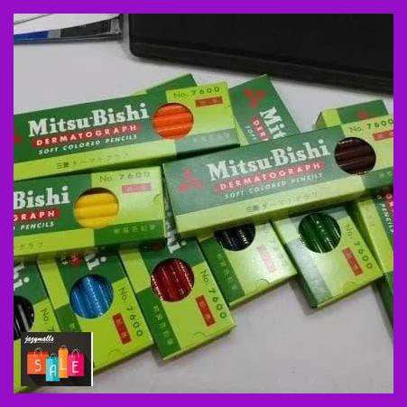 

Silutala- Pensil Pencil Kaca Mitsubishi Dermatograph Warna -Ori.