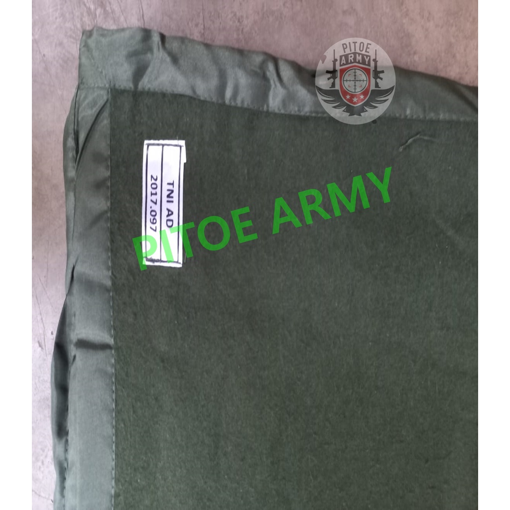 Selimut Jatah TNI Selimut Hijau TNI