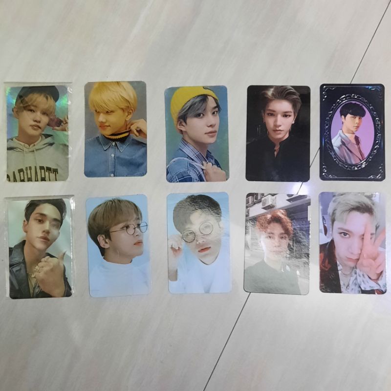 [UPDATE] NCT pc photocards (chenle, jisung, jungwoo, taeyong, taeil, johnny, lucas, ten, haechan hol