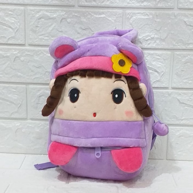 Tas Ransel Sekolah Anak Cewek Pretty Girl Size M/Backpack/Kado Hadiah UltahTas