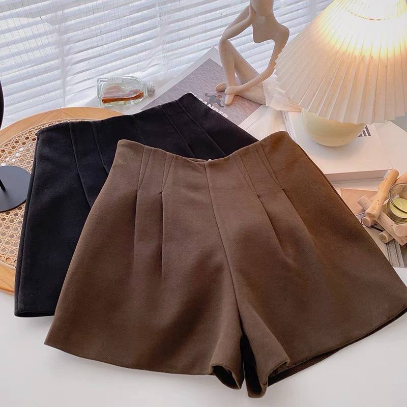 TGM - LILY SIMPLY DOTS HIGHWAIST PANTS WIDE LEG CELANA PENDEK HOT PANTS LMB HIGHWAIST HW KOREAN STYLE CELANA ELEGANT