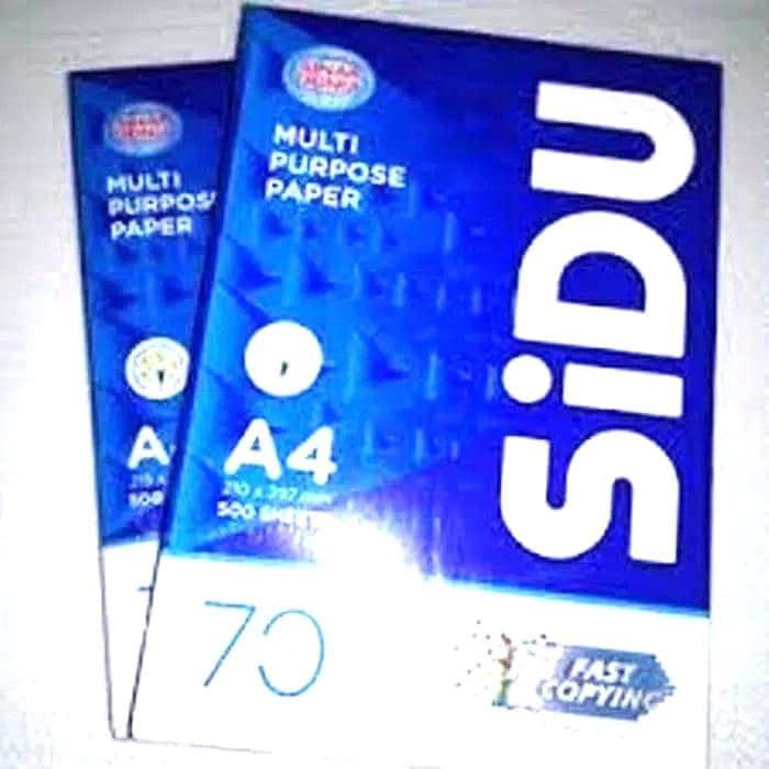 

Kertas HVS A4 70gr SIDU