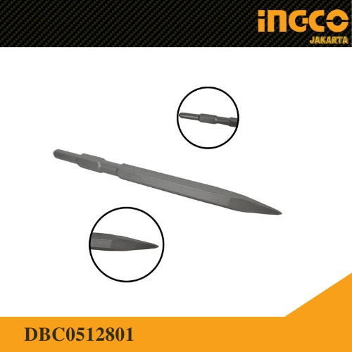 Mata Bor Bobok (17 mm) SDS-Hex Chisel Point INGCO Pahat Tembok Beton