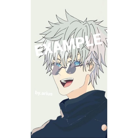 photocard gojo satoru by arius