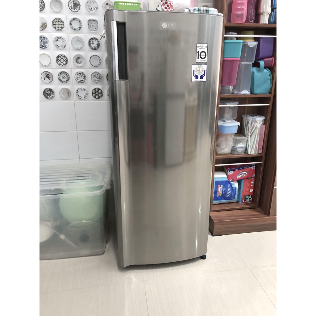 Freezer LG GN INV 304 SL 6 Rak Inverter