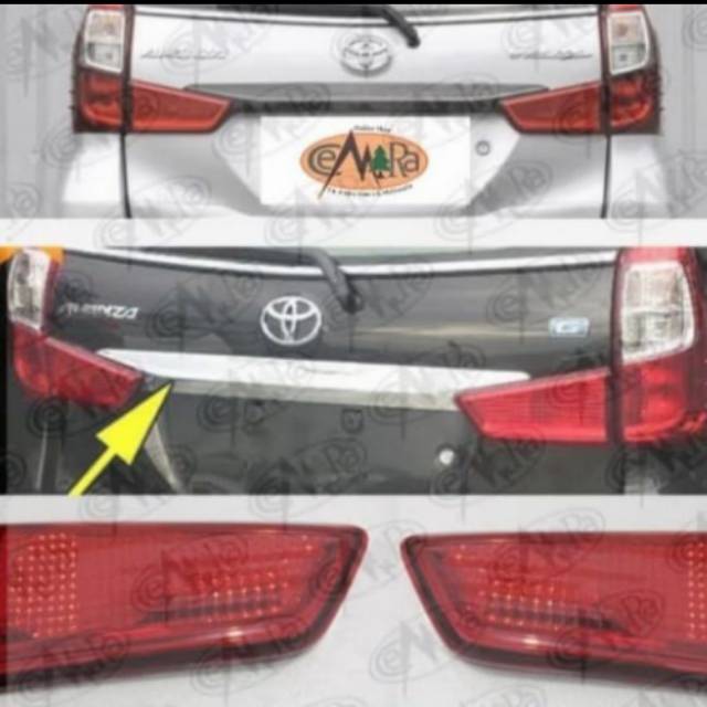 Trunklid Avanza+Replektor upgrade 2018 lama ke all New