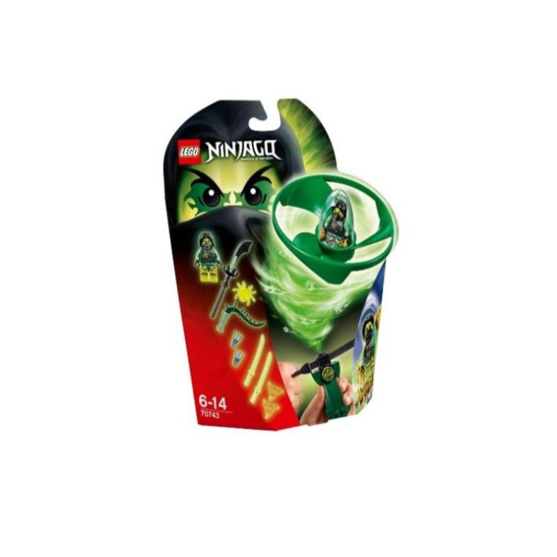 lego ninjago gangsing 70743 hijau