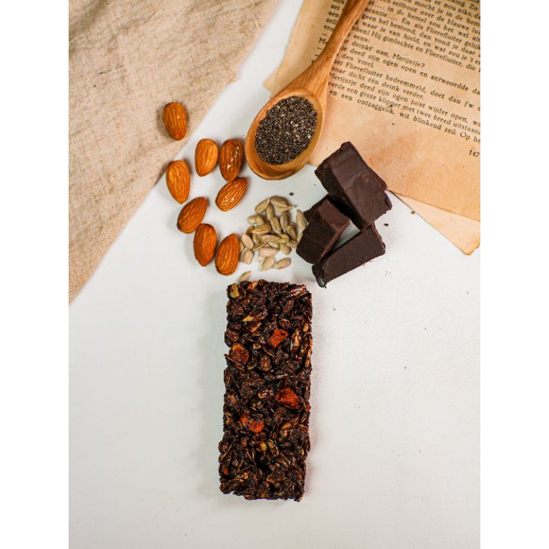 

Granola Bar DARK CHOCOLATE || by Queen Meal's