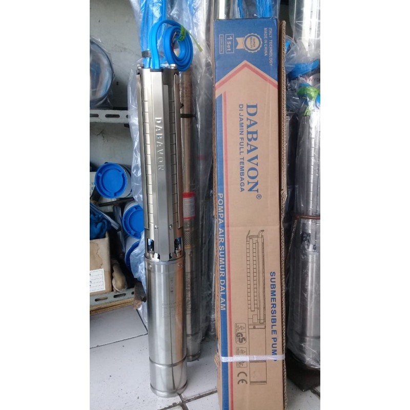 Pompa Satelit/Submersible 4” Dabavon/Nasional MC 1 Hp Stainless