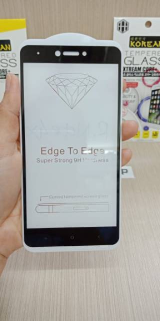 KOREAN Tempered Glass Redmi Note 4X Snapdragon 5.5 inchi FULL SCREEN TG 5D Xiaomi Note 4X FULL GLUE