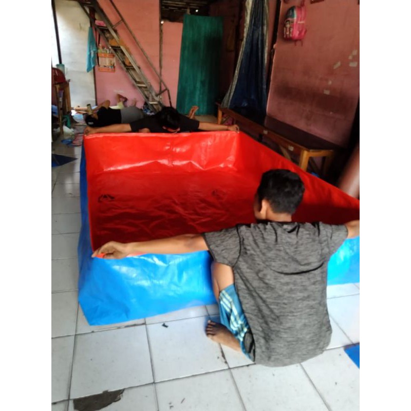 TERPAL KOLAM IKAN KOTAK A12 SAKURA ALL SIZE MINI/KOLAM TERPAL/KOLAM IKAN/TERPAL A12/KOLAM LELE