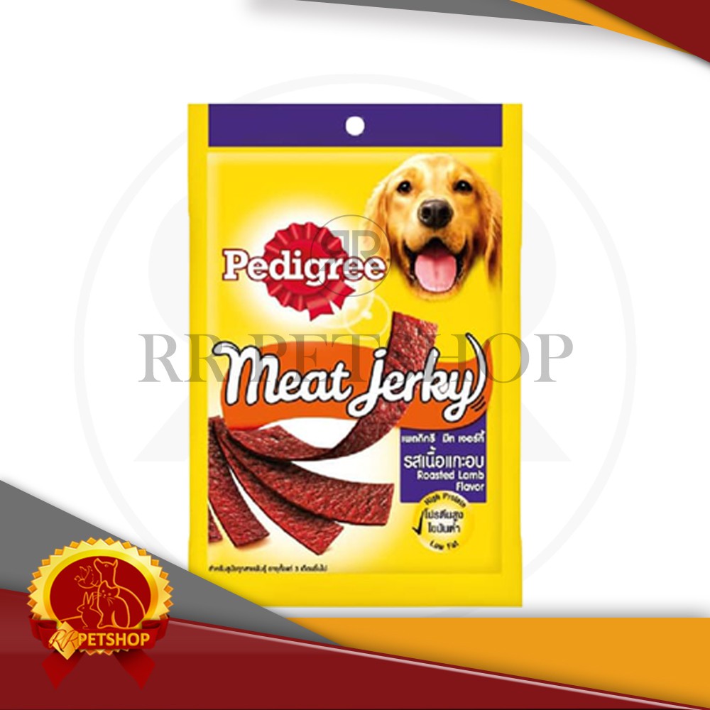 Snack / Cemilan Anjing Pedigree Meat Jerky Strip Pipih / Dog Food / Snack Anjing