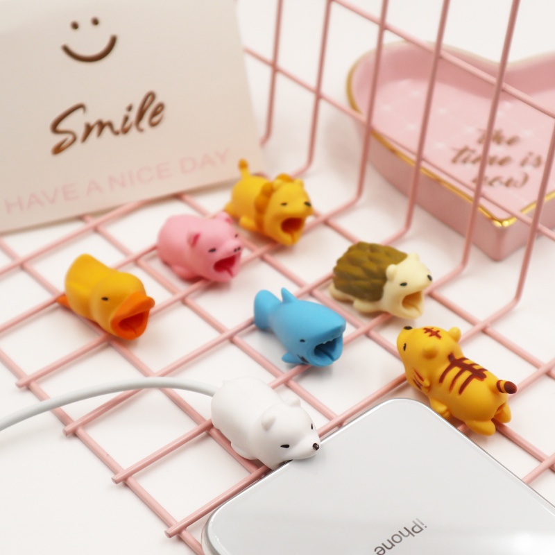 Animal Cable Bite Cute For Android and iPhone Pelindung Kabel data