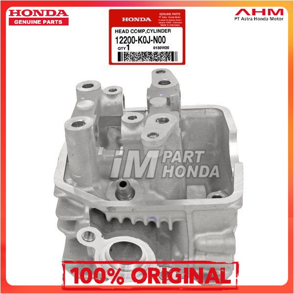 *Ori Ahm  Blok Cylinder Head Genio Beat LED K1A Scoopy eSP K2F 12200-K0J-N00 12200K0JN00 Terjamin as