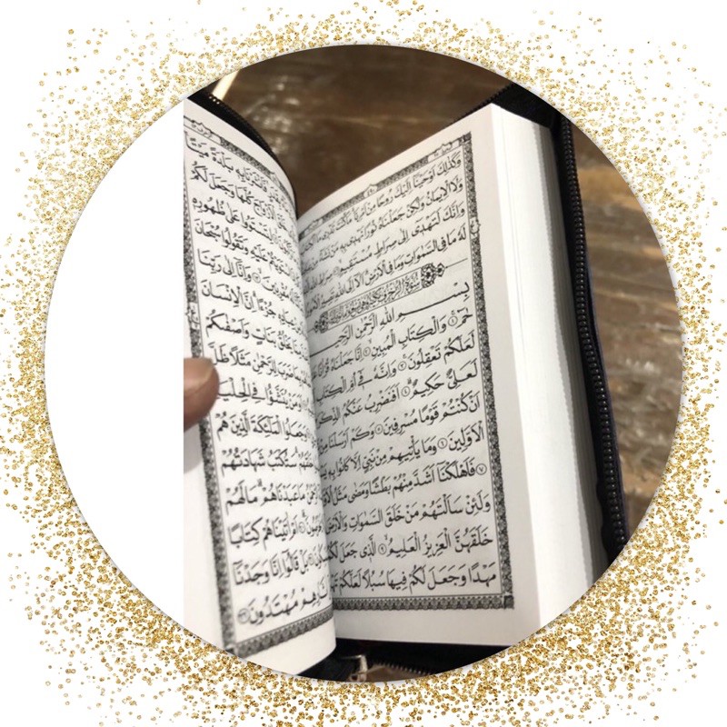 Al Qur’an mushaf an nur resleting kalep A6