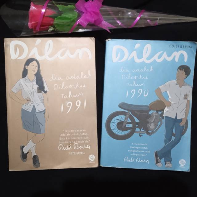 [NOVEL PRELOVED ORI] Dilan 1990 & Dilan 1991 Karya Pidi Baiq / Novel Original