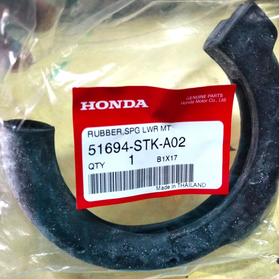 Karet Tatakan Bawah Per Shock Breaker Depan Kiri CRV Gen 3 Gen 3