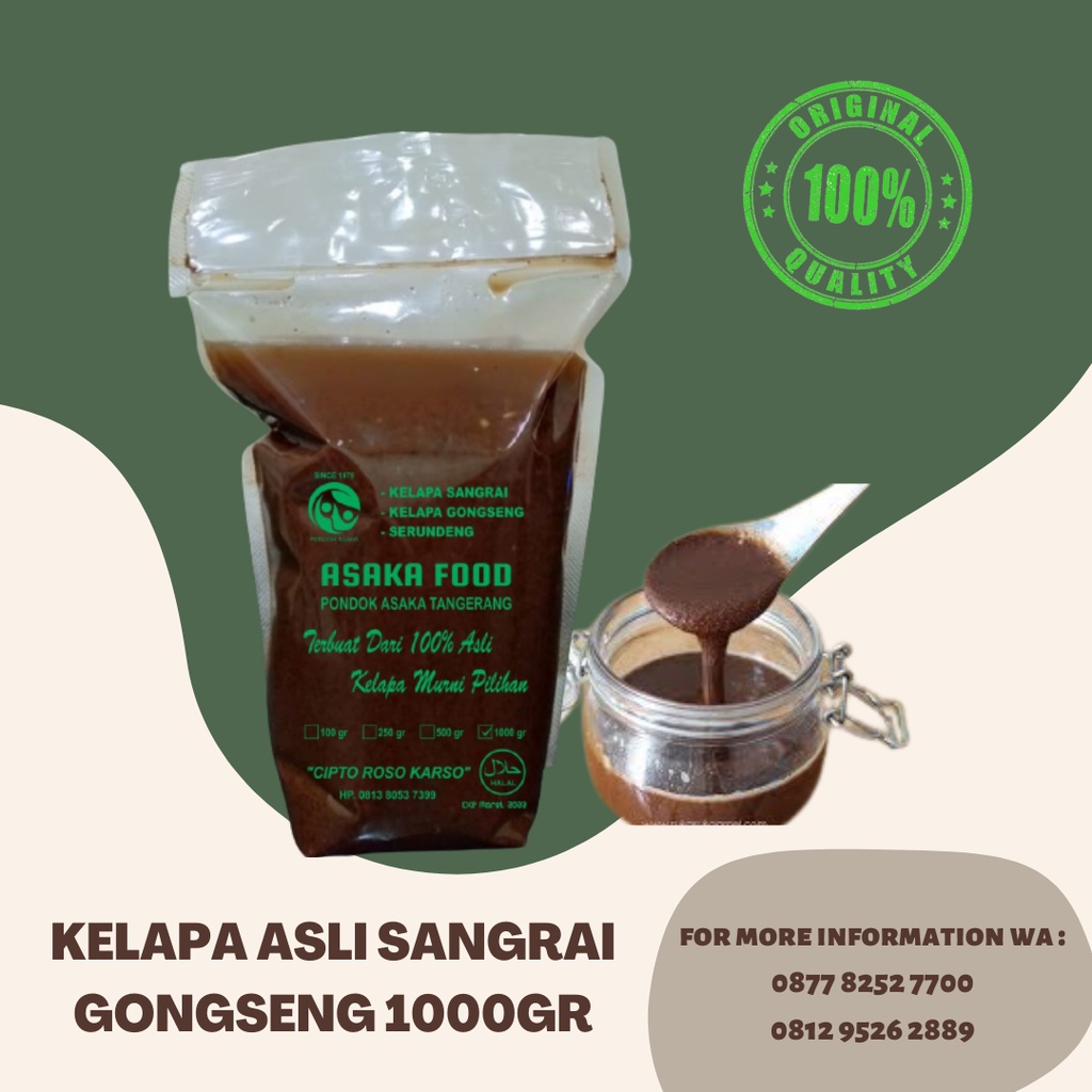 

Kelapa Murni Gongseng / Sangrai 1kg