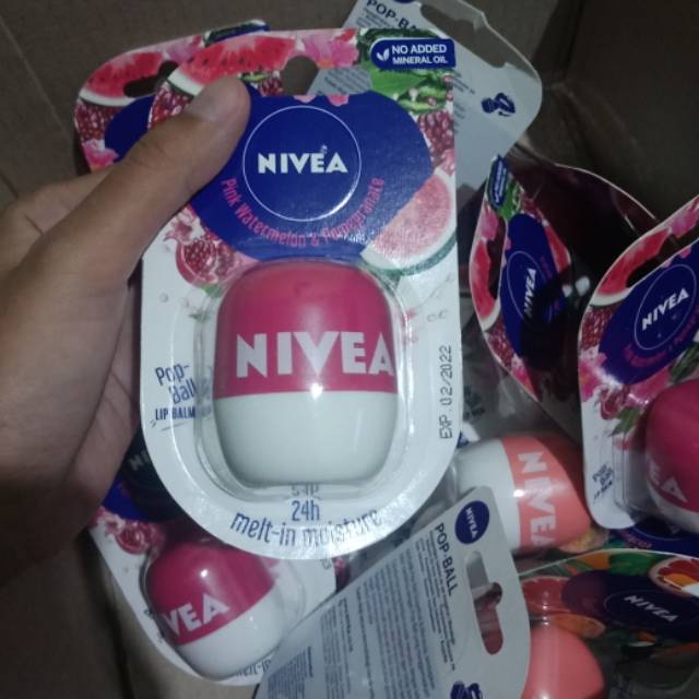 nivea lip balm