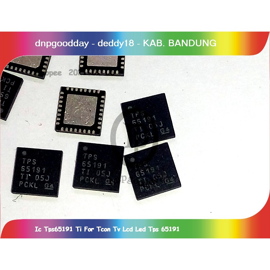 Ic Tps65191 Ti For Tcon Tv Lcd Led Tps 65191