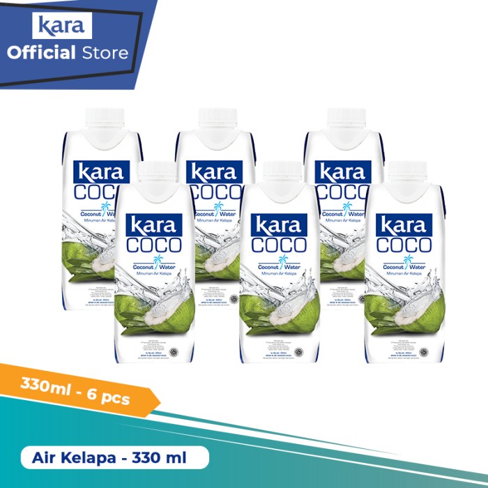 

KARA Coco Air Kelapa Asli (Pure Coconut Water) 330 ml - 6pcs (BERKUALITAS)