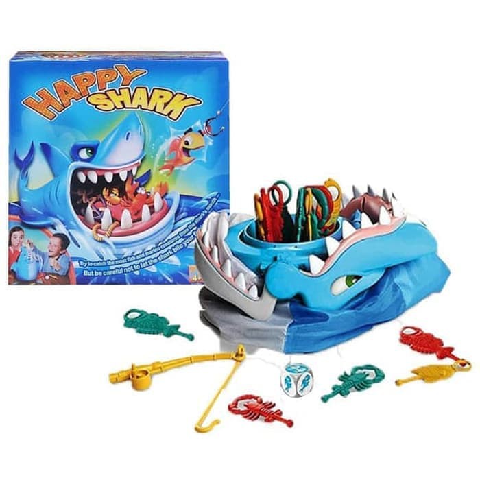 Parling Laris HAPPY SHARK - MAINAN GAME KELUARGA Low Price