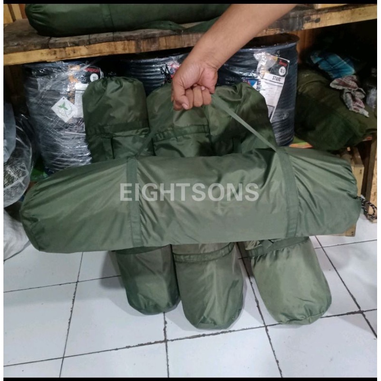 READY STOCK Tenda Dome Portable Automatic Original Jatah TNI