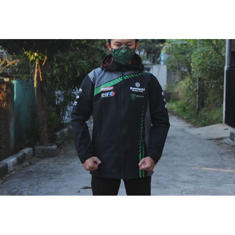 Jaket Kawasaki Monster Racing Team Waterproof