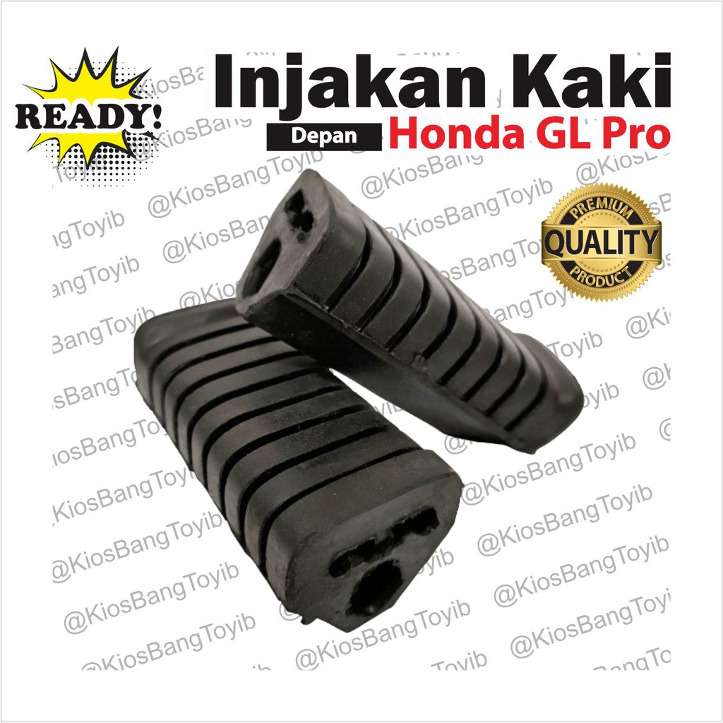 Karet Footstep Barstep Depan/Pijakan Kaki Depan Honda GL Pro (YUSHO)