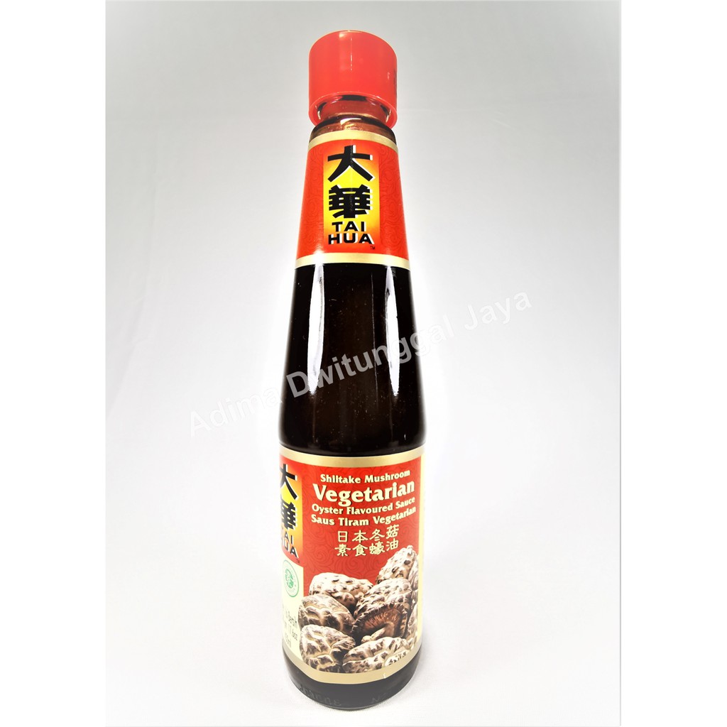 Shitakke Mushroom Vegetarian Oyster Sauce Tai Hua/Saus Tiram 430 ml