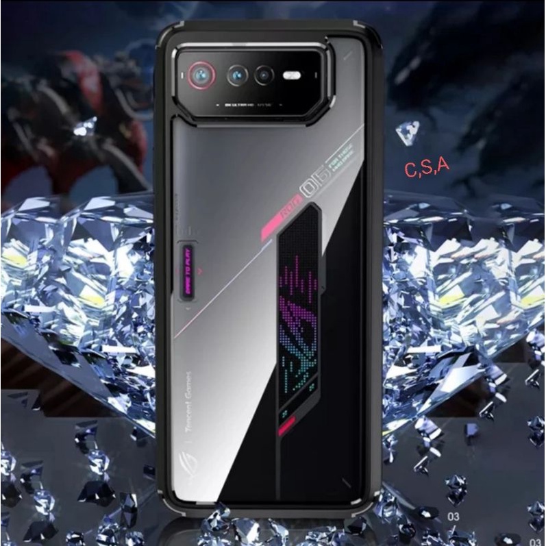 Case Asus Rog Phone 6 Rugged Clear Hybrid