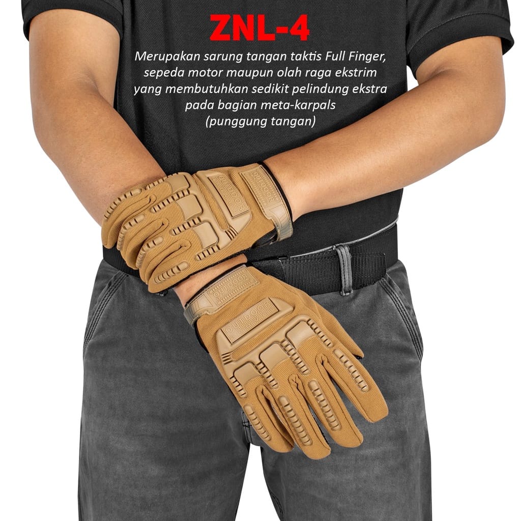 SARUNG TANGAN  GLOVES FUL FINGER SARUNG TANGAN MOTOR ZNL- 4