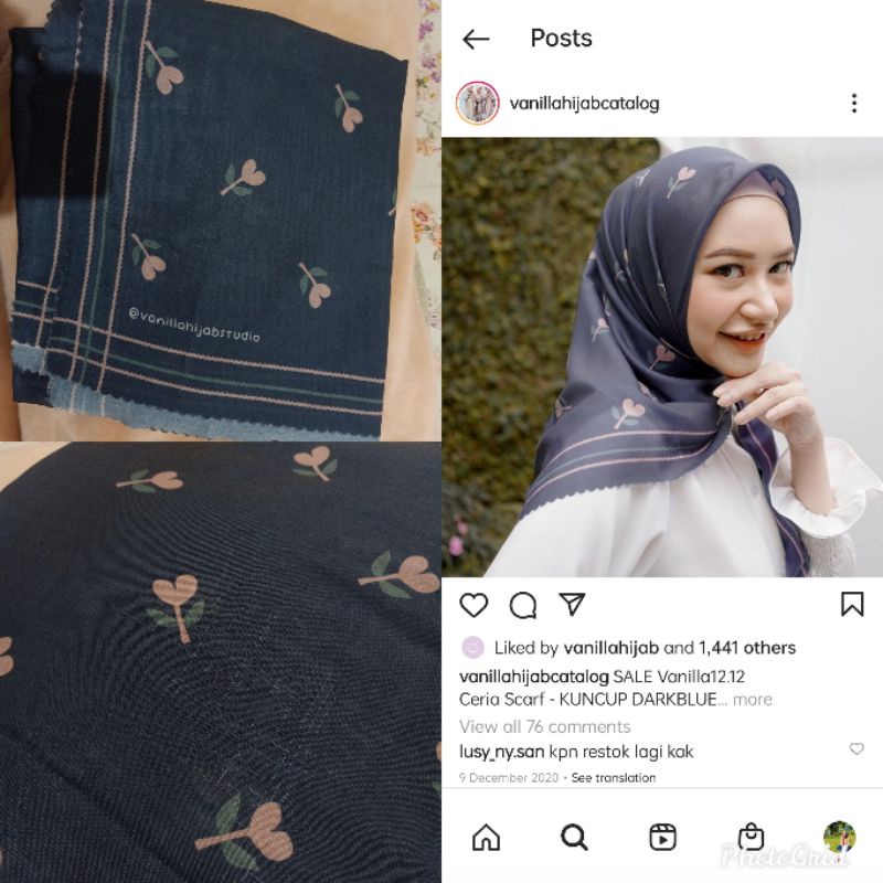 Preloved Vanilla Hijab Ceria Series