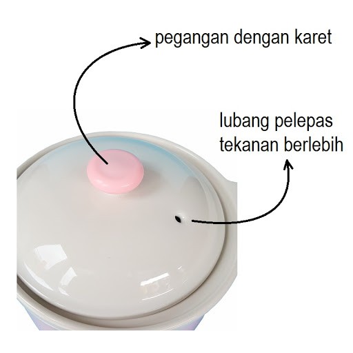 Baby Safe Slow Cooker - LB009 / Penanak &amp; Penghangat MPASI