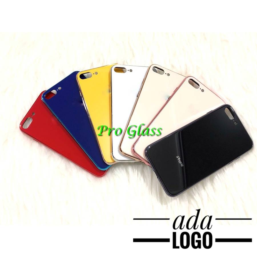 C104.5 for Iphone 6 / 6S / 6 PLUS / 6S+ Premium Color Tempered Glass Silicone Case