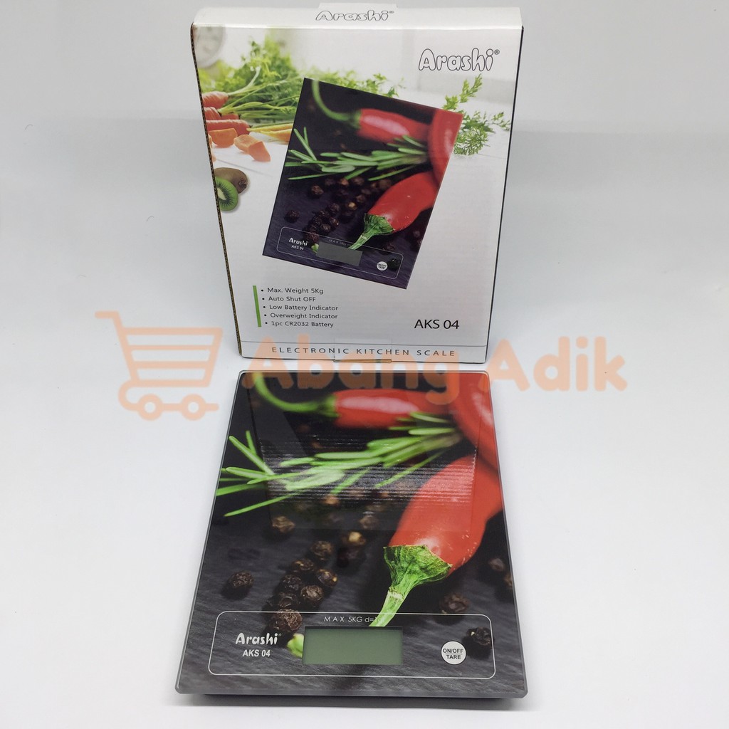 ARASHI AKS 04 Timbangan digital elektronik Dapur Tepung Kue 5kg 5 kg