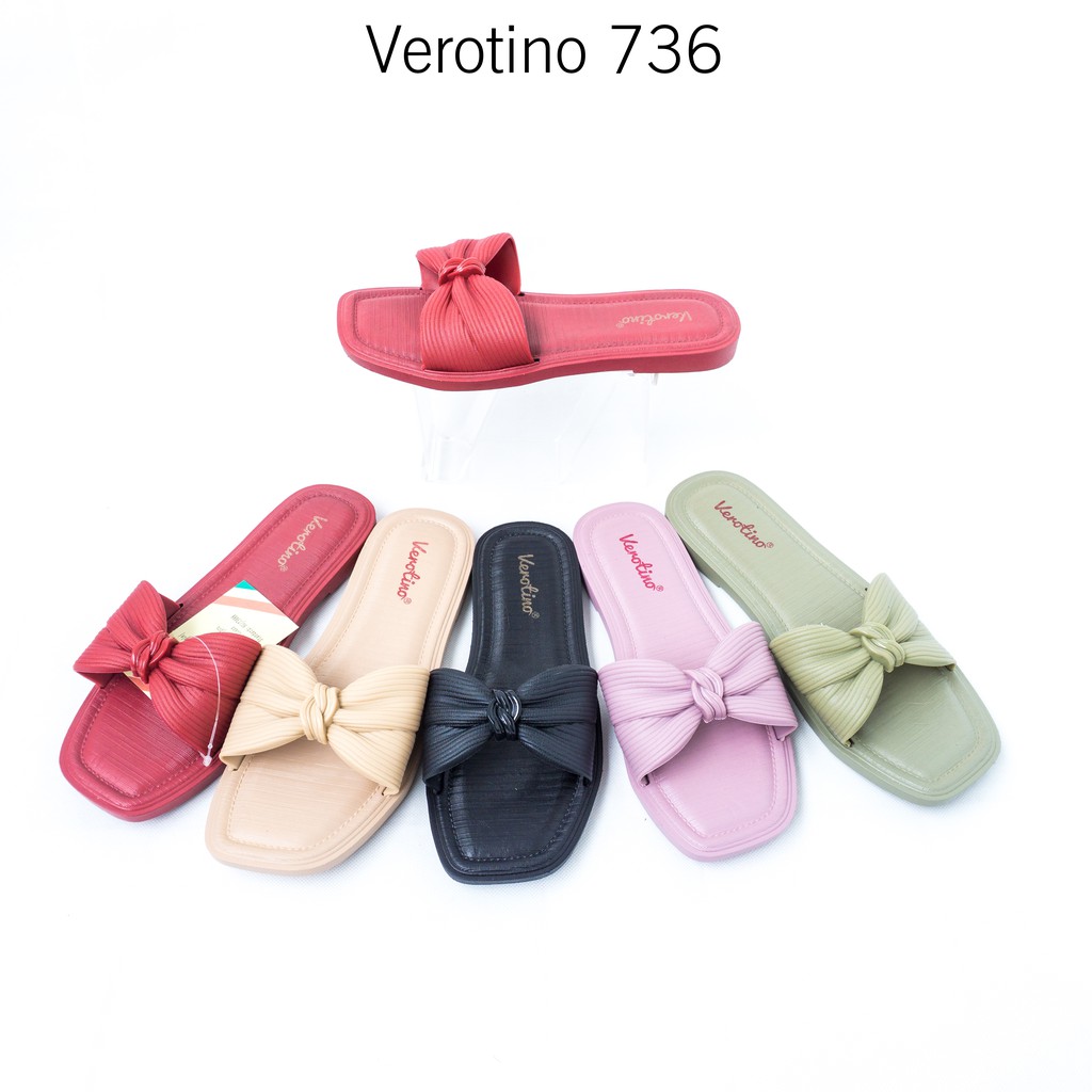GG Sandal Slop Wanita Verotino Strap Motif Agya Pita 736