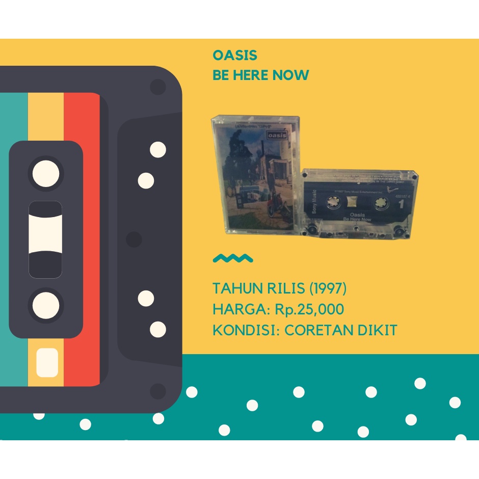 Kaset Oasis - Be Here Now