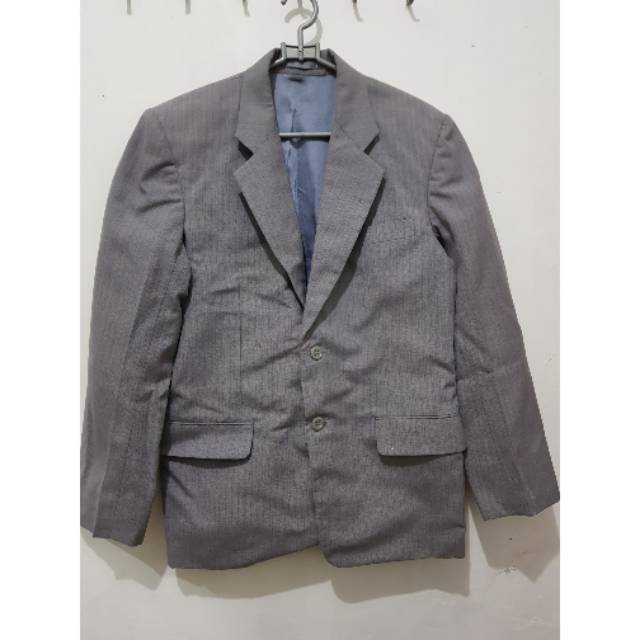 Setelan Jas Pria Abu