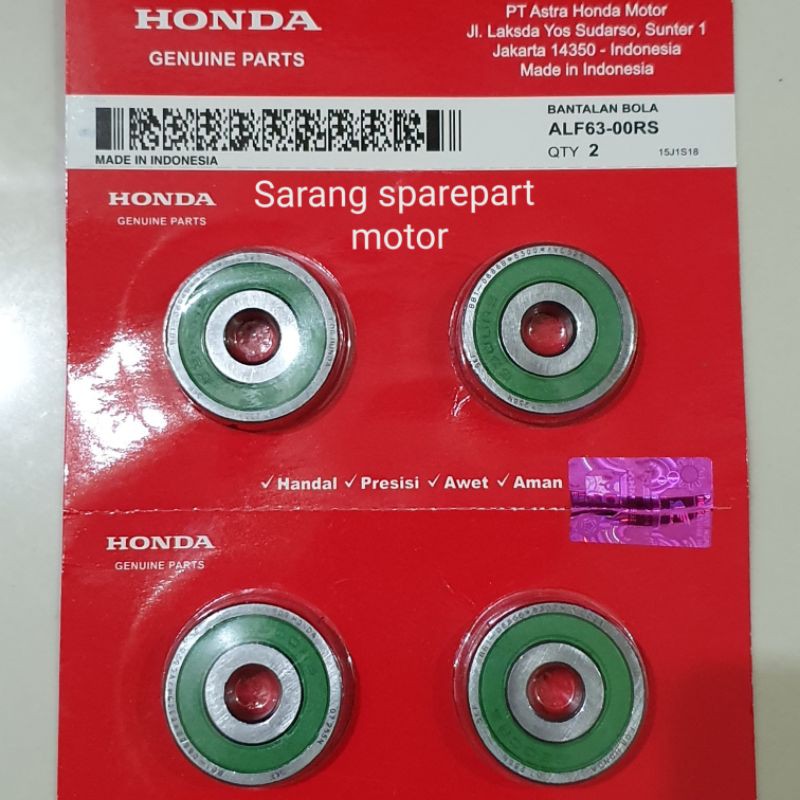 Lahar Bearing Honda 6300 RS Bantalan Bola 6300RS