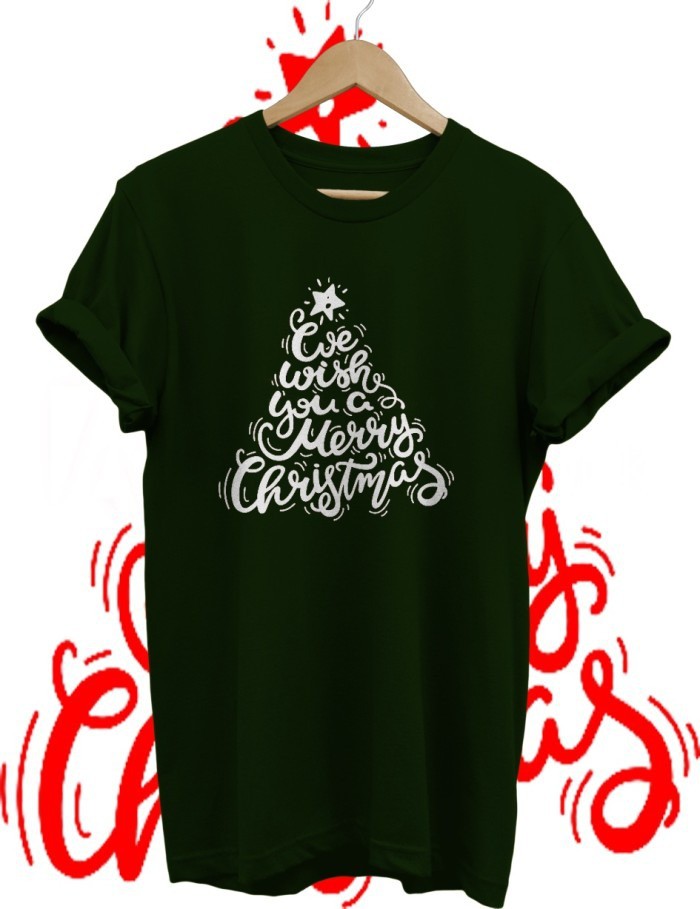 KAOS TSHIRT BAJU NATAL CHRISTMAS TIPE 5 COMBED 30S